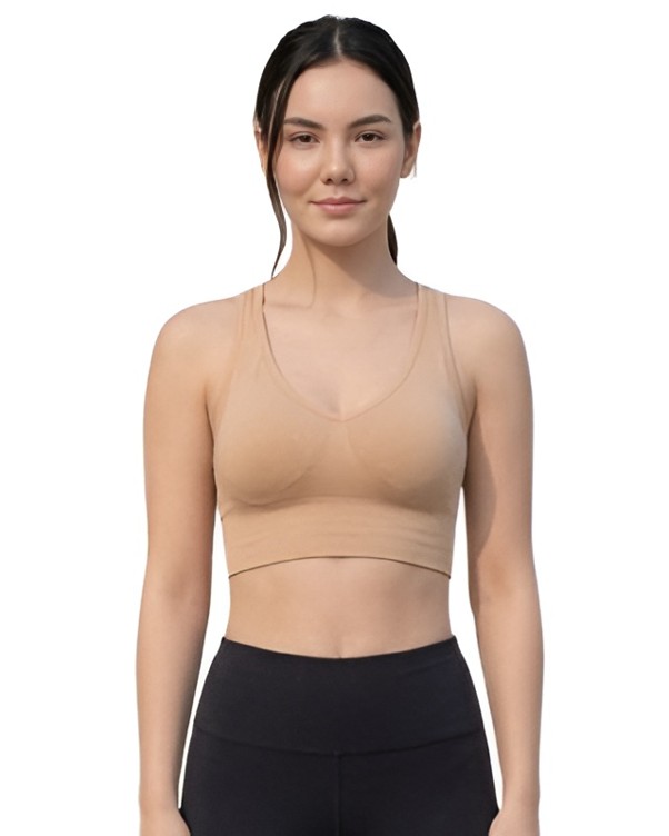 Nude Seamless Sports Bra for Women 3