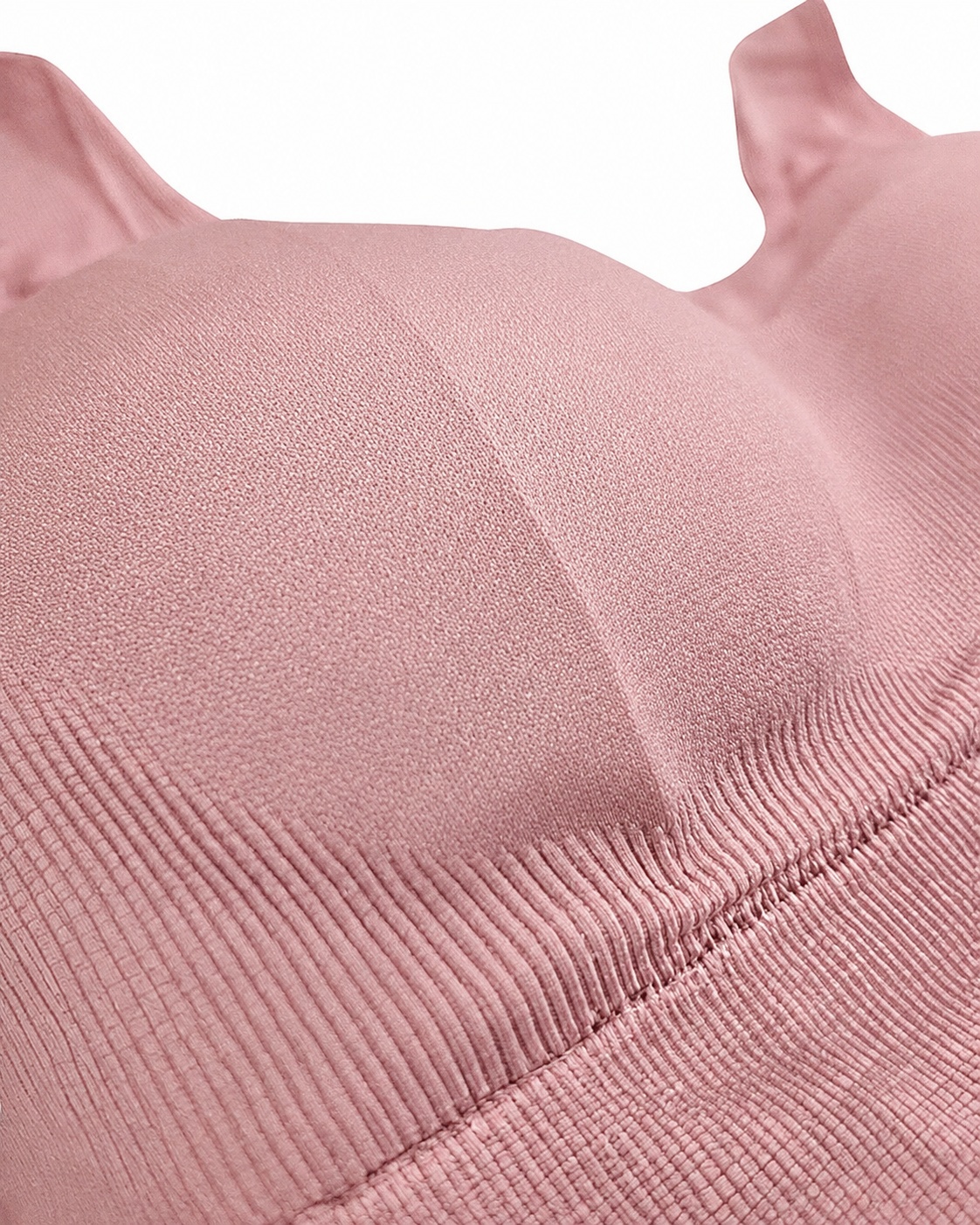 Dusty Pink Seamless Sports Bra for Women 5