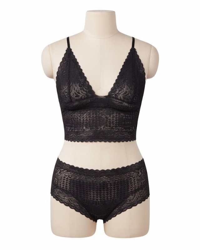 Black Lace Lingerie Set for Women: Style, Comfort and Fit 2