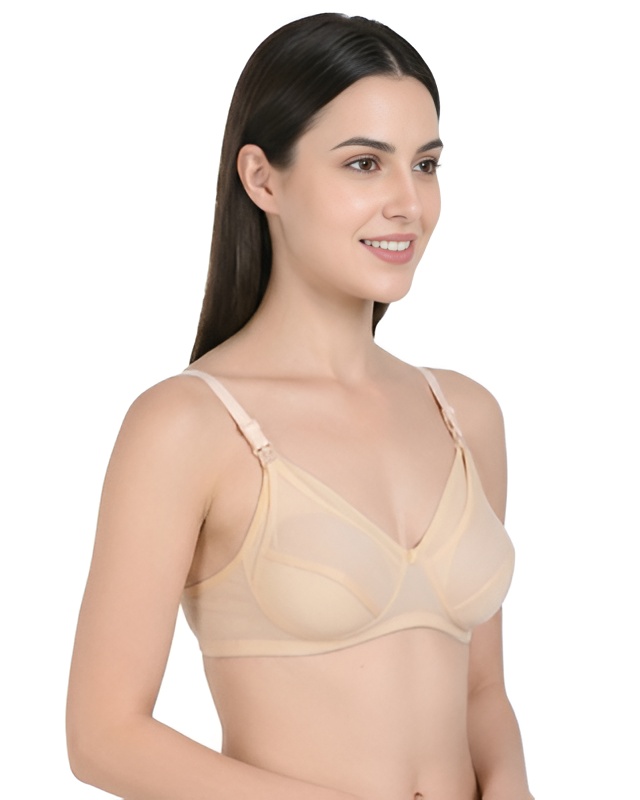 Beige Maternity Bra | Nursing Bra for Women – Hivra Soft 6