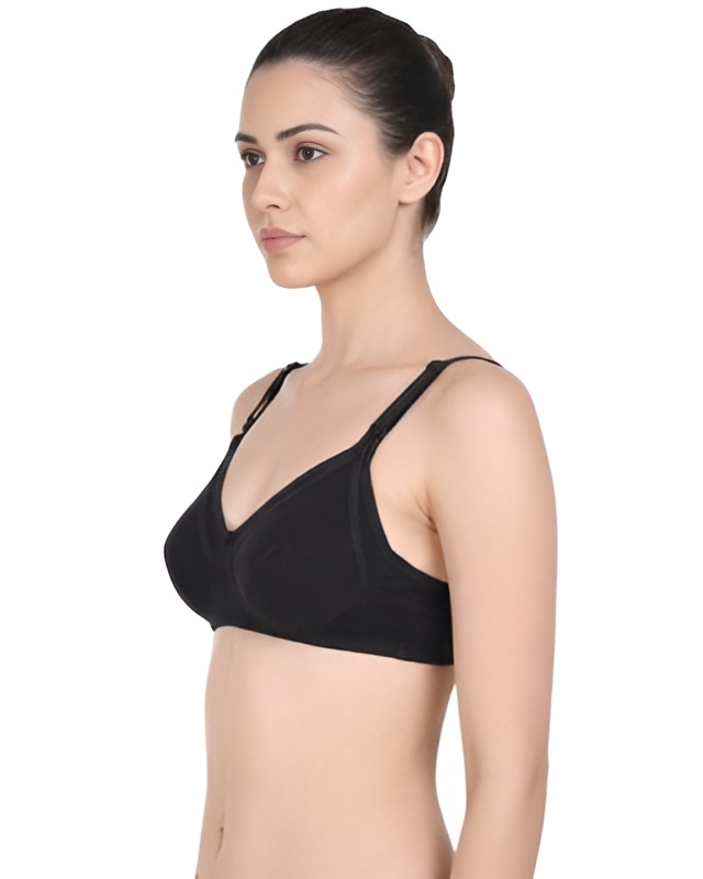 Black Maternity Feeding Bra | Nursing Bra for Women - Hivra Soft 3