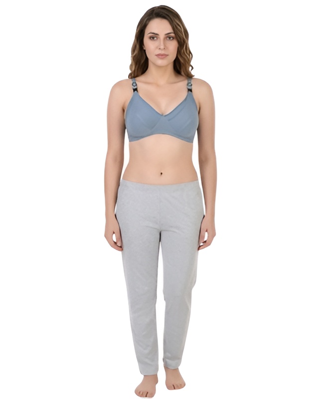 Steel Blue Maternity Bra | Nursing Bra for Women – Hivra Soft 4