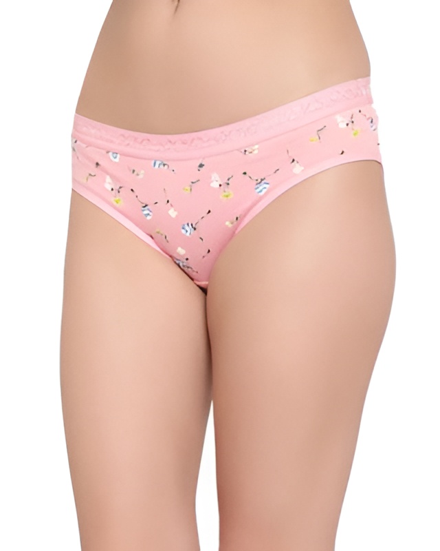 Women Floral Print Cotton Panty Pack of 3 3