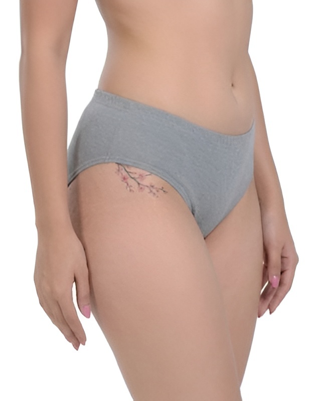 Women Cotton Blend Panty Grey 3