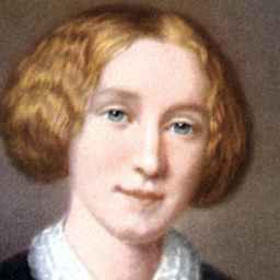George Eliot (1819-1880) pen name of Mary Ann Evans. Important British novelist. Author of 'Adam Bede', 'Silas Marner', 'The Mill on the Floss', 'Romola',' Felix Holt', Middlemarch', 'Daniel Deronda', etc. Eliot as a young woman, after the portrait by F