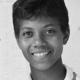 Wilma Rudolph Holding Her Gold Medals