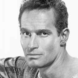 Charlton Heston as Judah Ben-Hur