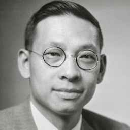 Portrait of Ieoh Ming Pei Wearing Eyeglasses