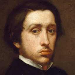 Self portrait by Edgar Degas