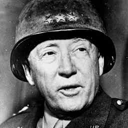 George Patton (1885-1945), American General,