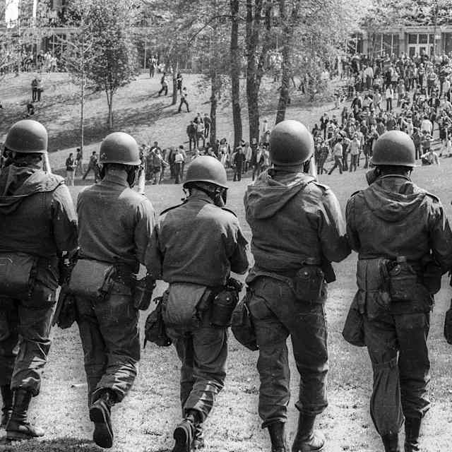 National Guard Advances On KSU Students