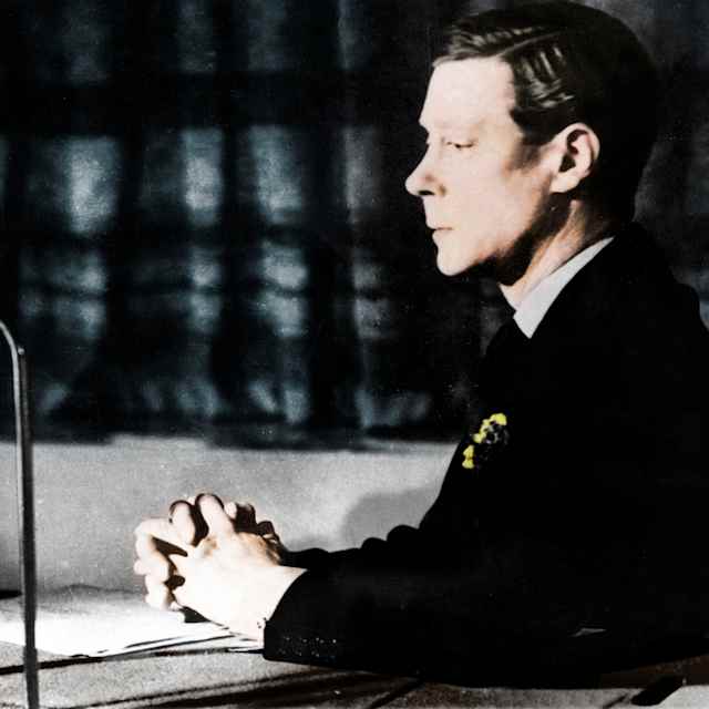 Edward Viii Giving His Abdication Broadcast To The Nation And The Empire, 11Th December 1936