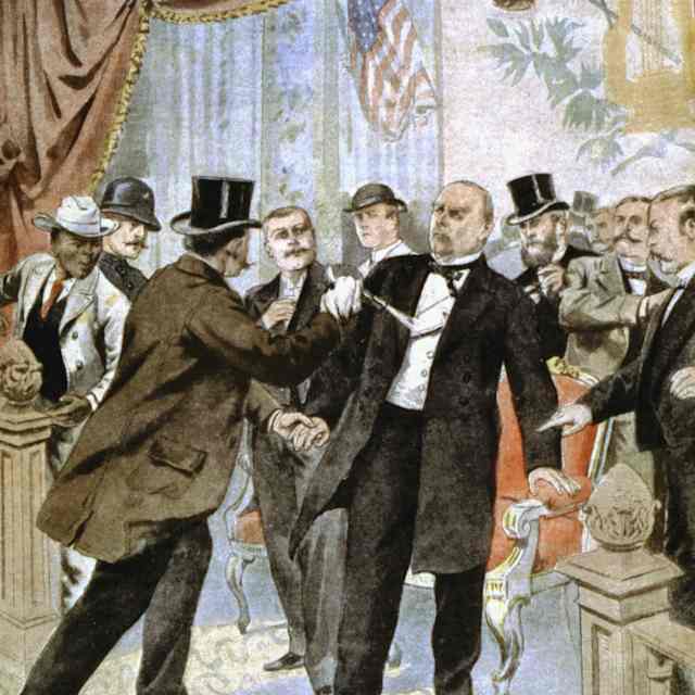 Assassination of William McKinley (1843-1901), 25th president of USA from 1896