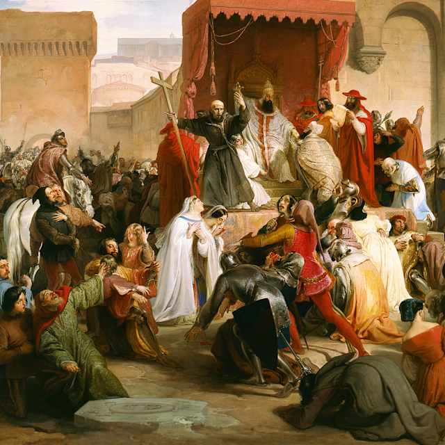 Pope Urban II Preaching The First Crusade In The Square Of Clermont