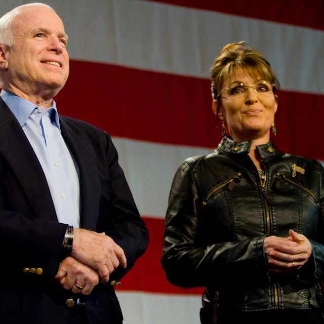 Sarah Palin Campaigns With Senator John McCain