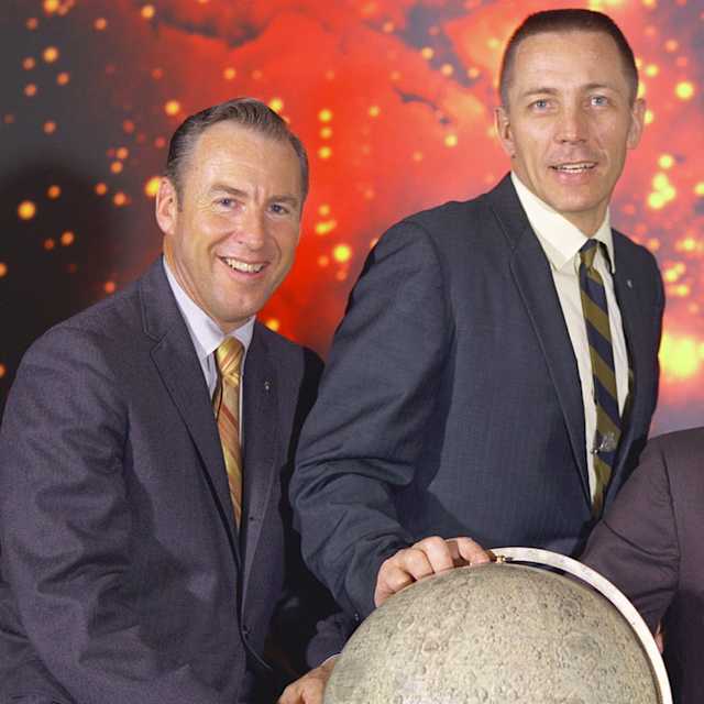 The Apollo 13 astronauts