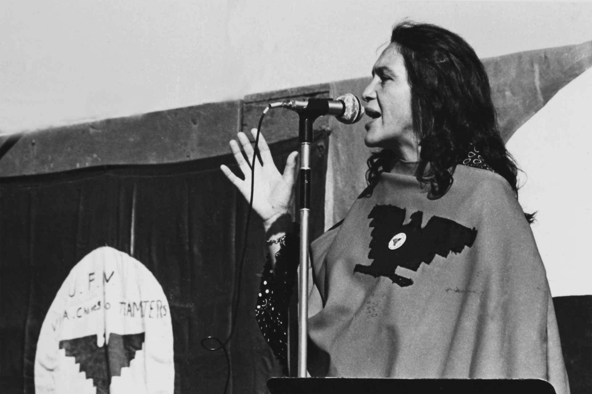 Dolores Huerta Speaks At UFW Rally