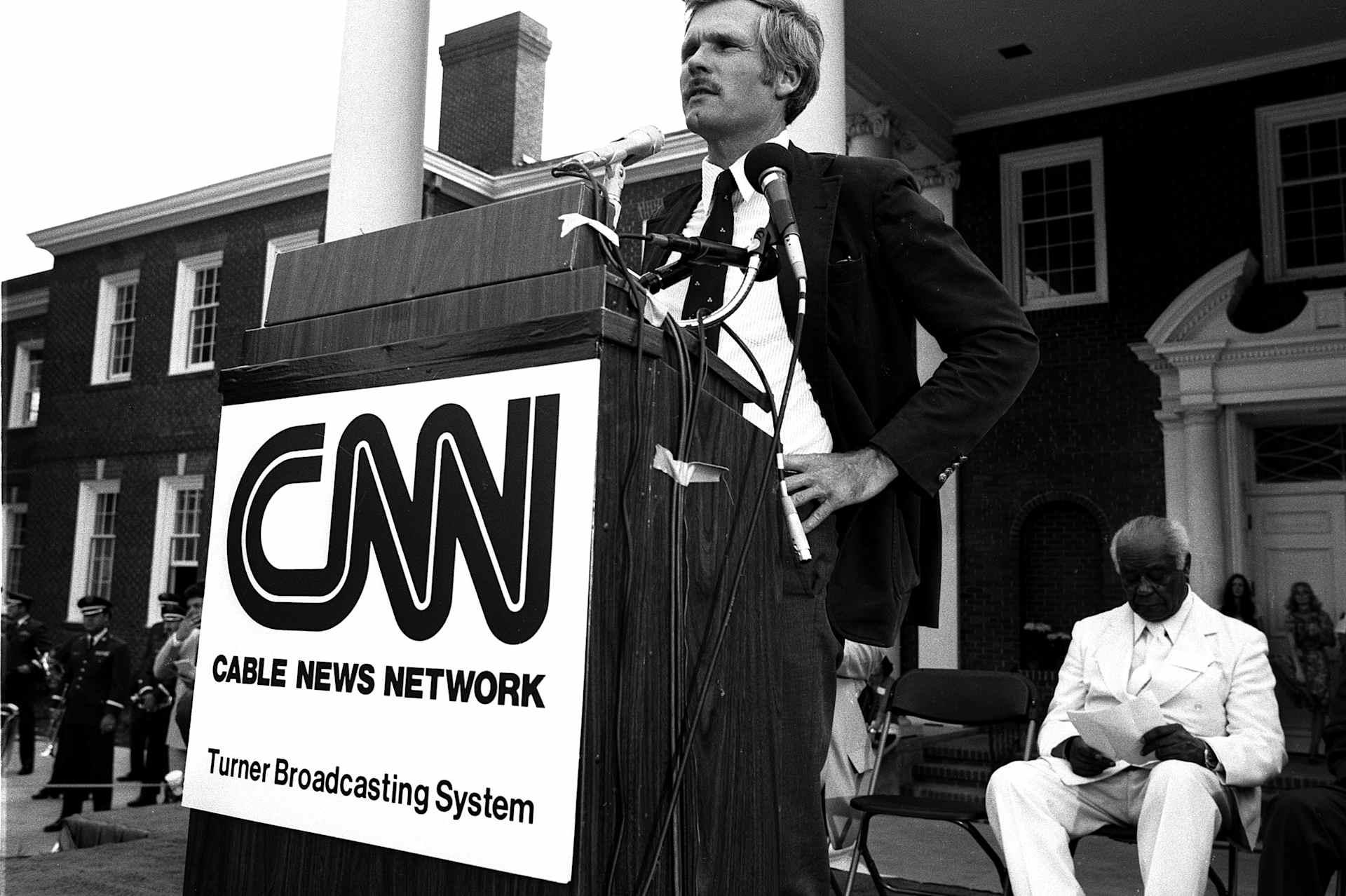 Ted Turner At CNN Launch