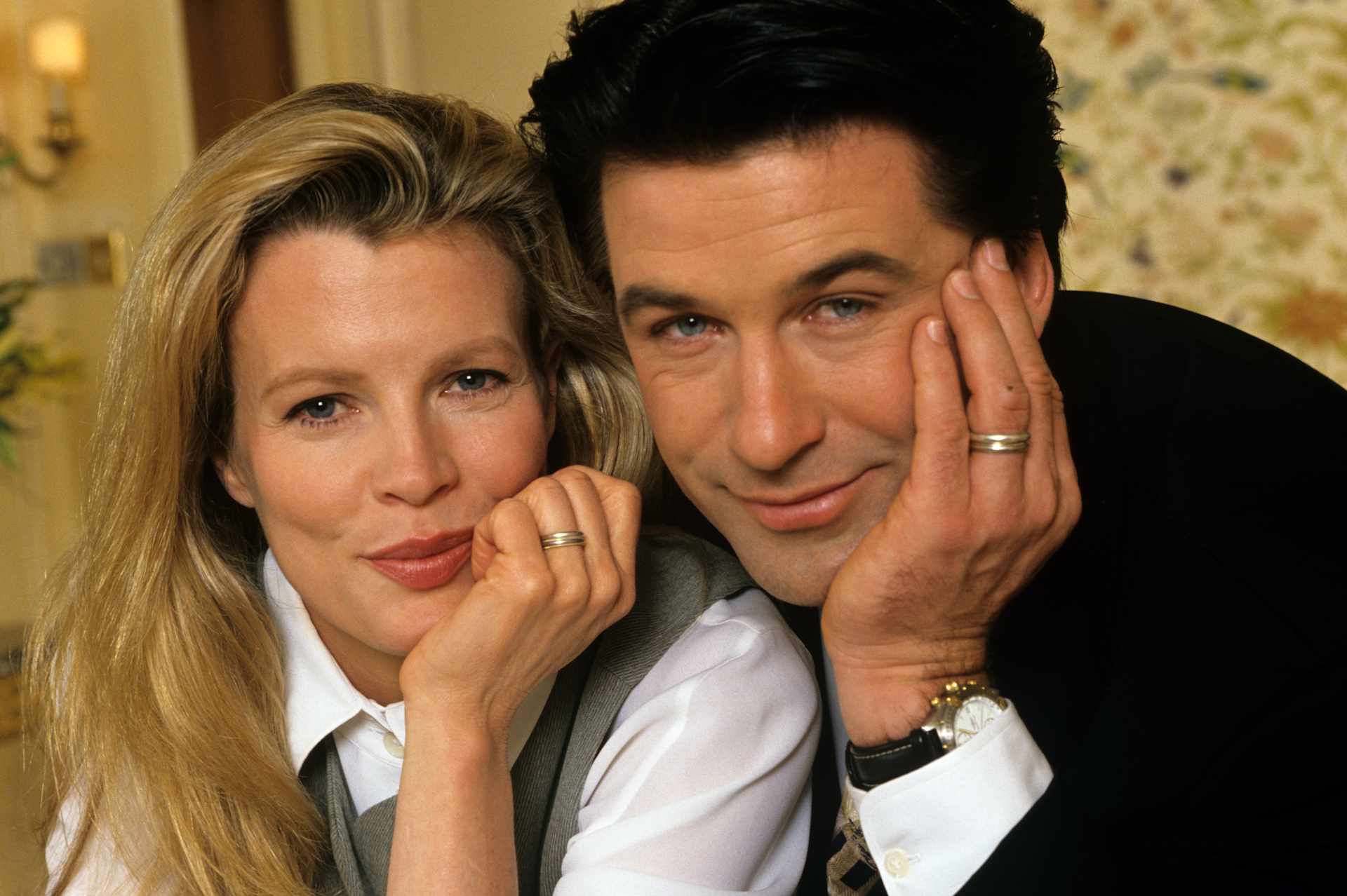 Alec Baldwin And His Wife Kim Bassinger In Paris