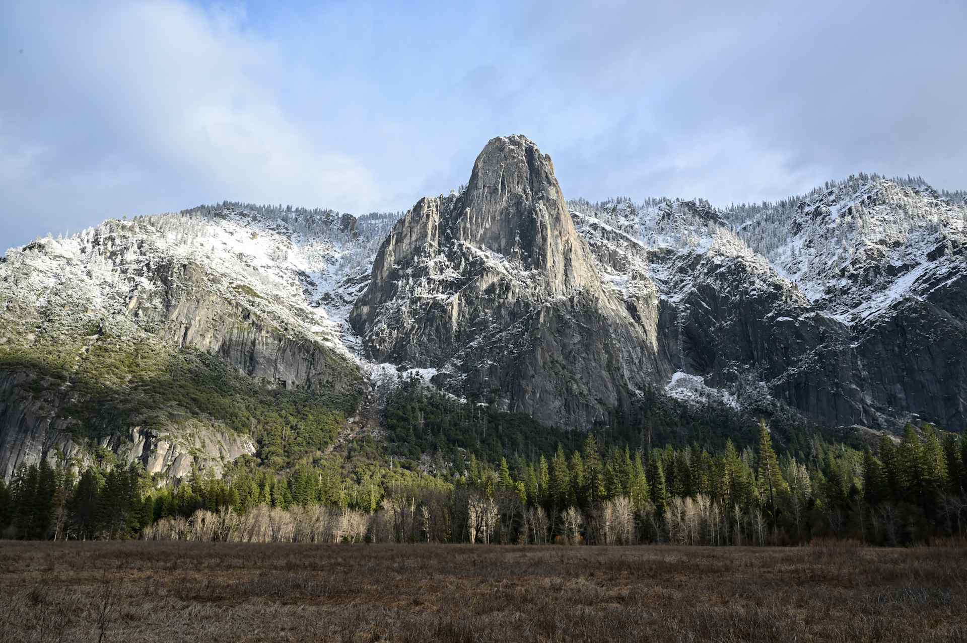 Scenic spots at Yosemite National Park in California