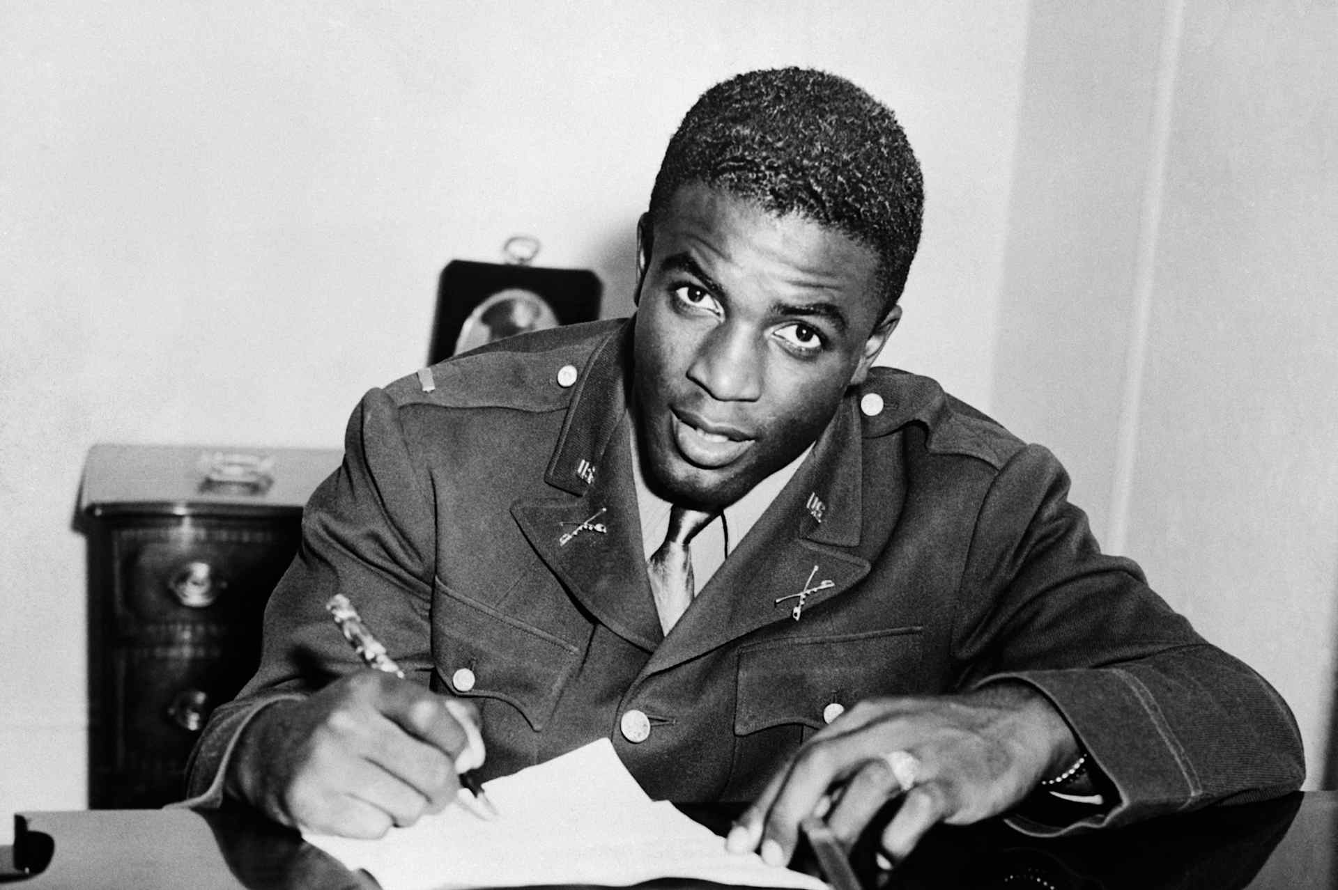 Jackie Robinson Signing With Organized Baseball