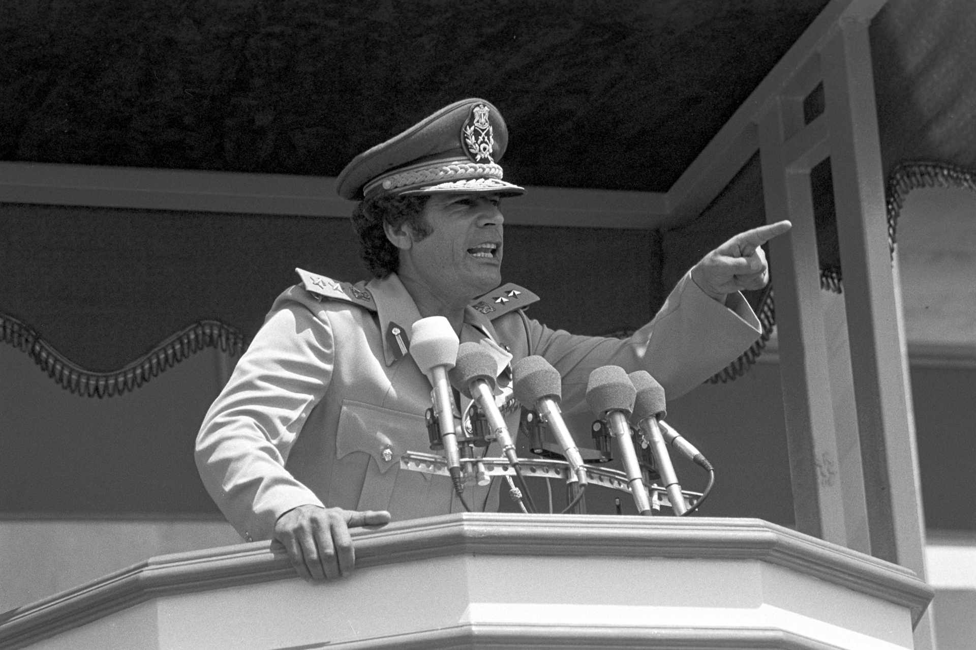 Libyen historisch - MilitÃ¤rparade 1979 - Gaddafi