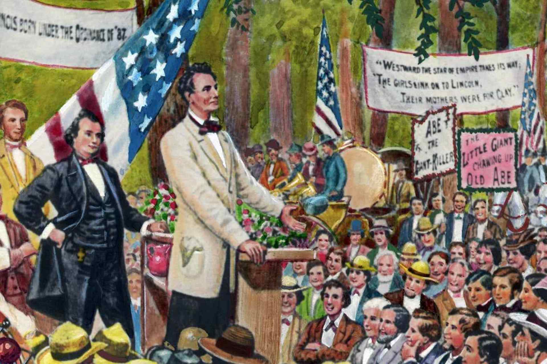 Lincoln-Douglas debates, 1858.