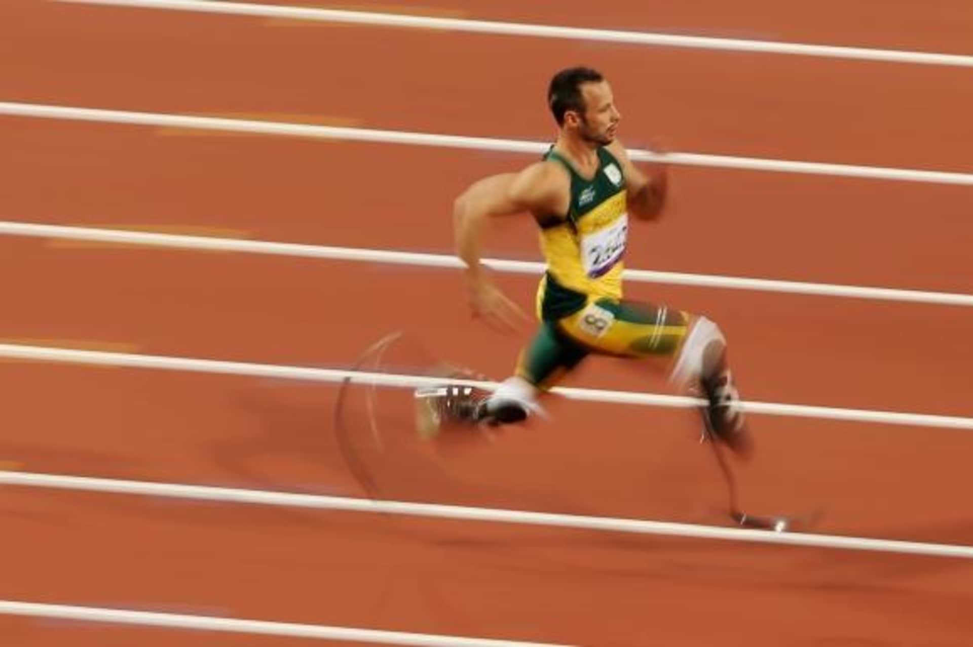 Oscar Pistorius at the London 2012 Paralympic Games. (Credit: Scott Heavey/Getty Images)