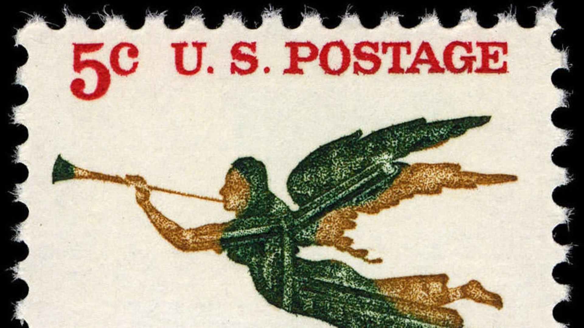 1965 Christmas stamp. (Credit:Public Domain)
