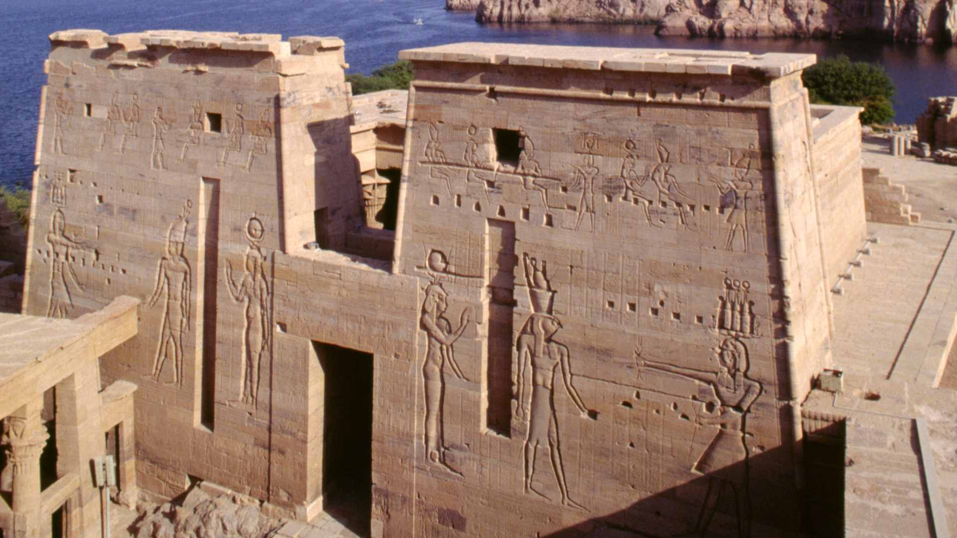 Second Pylon, Temple of Isis at Philae, Aswan