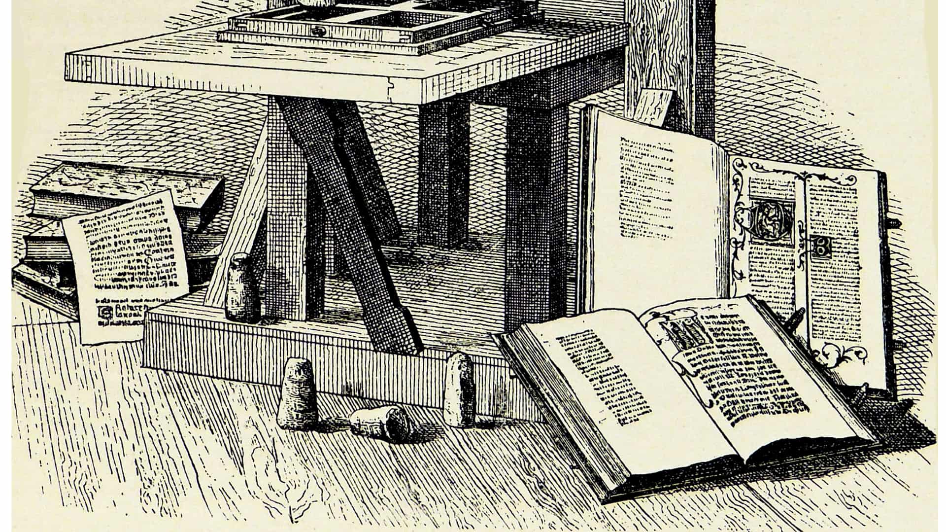 Gutenberg’s FIrst Printing Press
