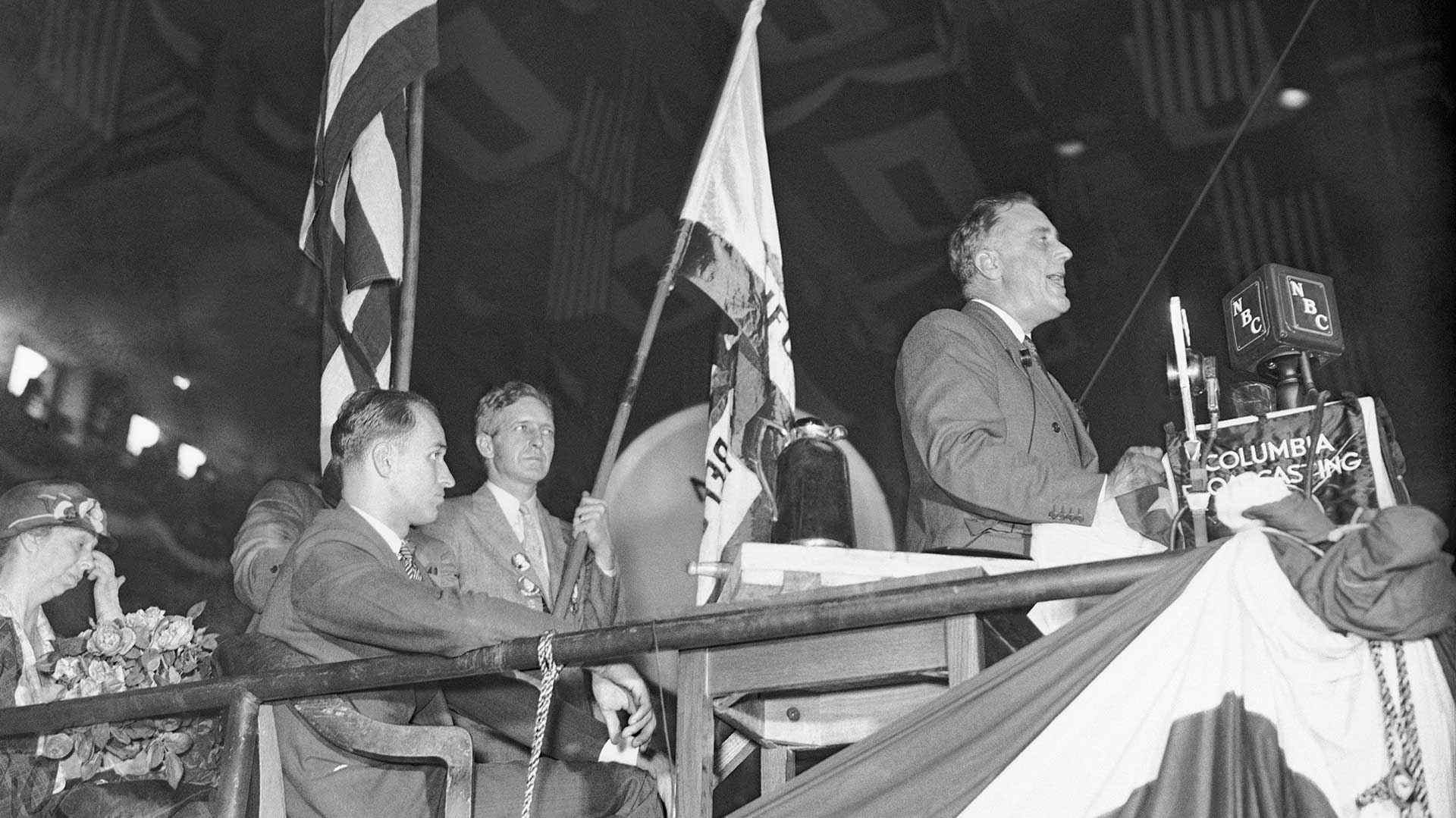 FDR Speaking at Democratic National Convention