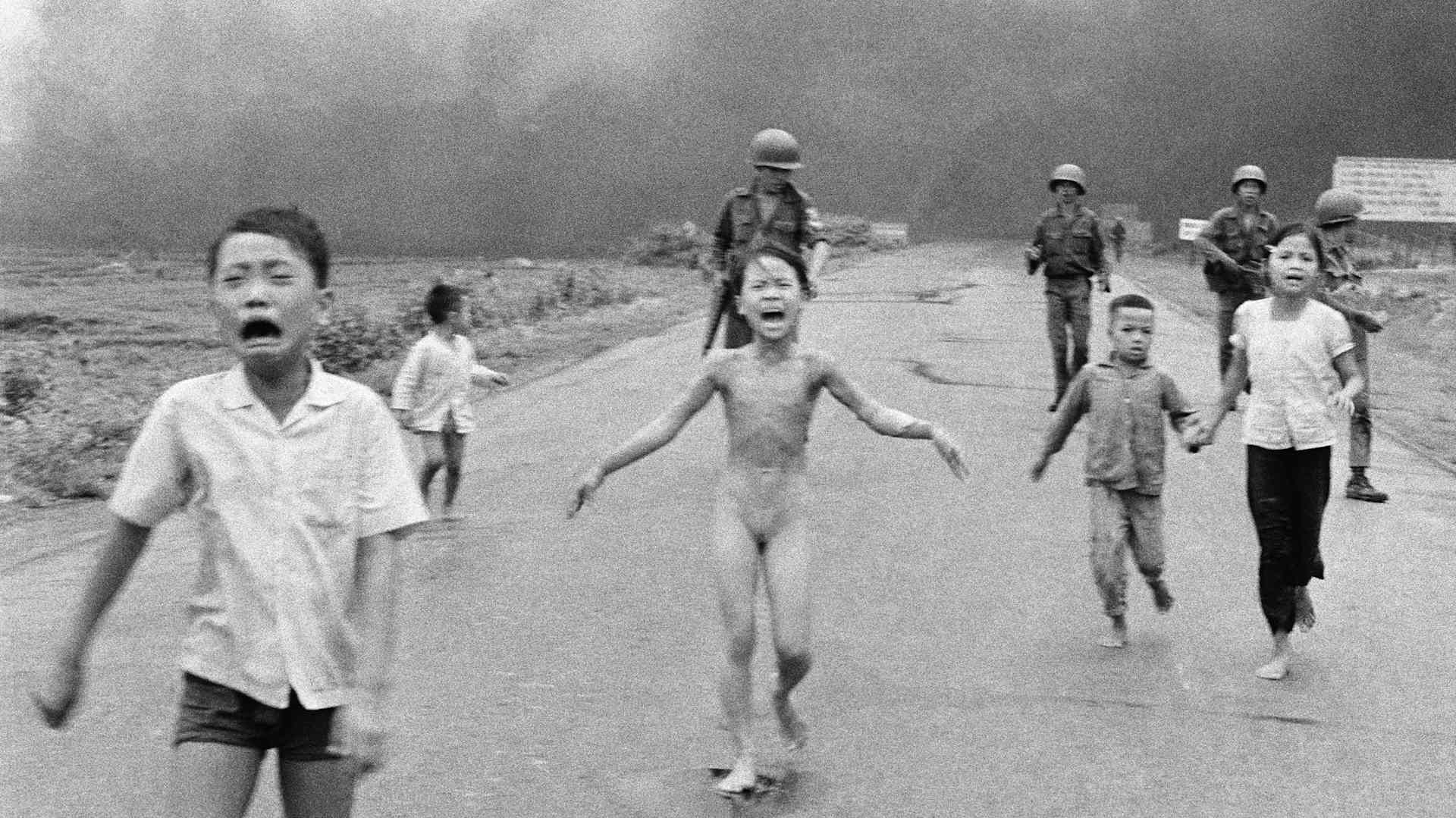 "The Terror of War," Nick Ut's 1972 Pulitzer Prize-winning photo of children fleeing a napalm attack.