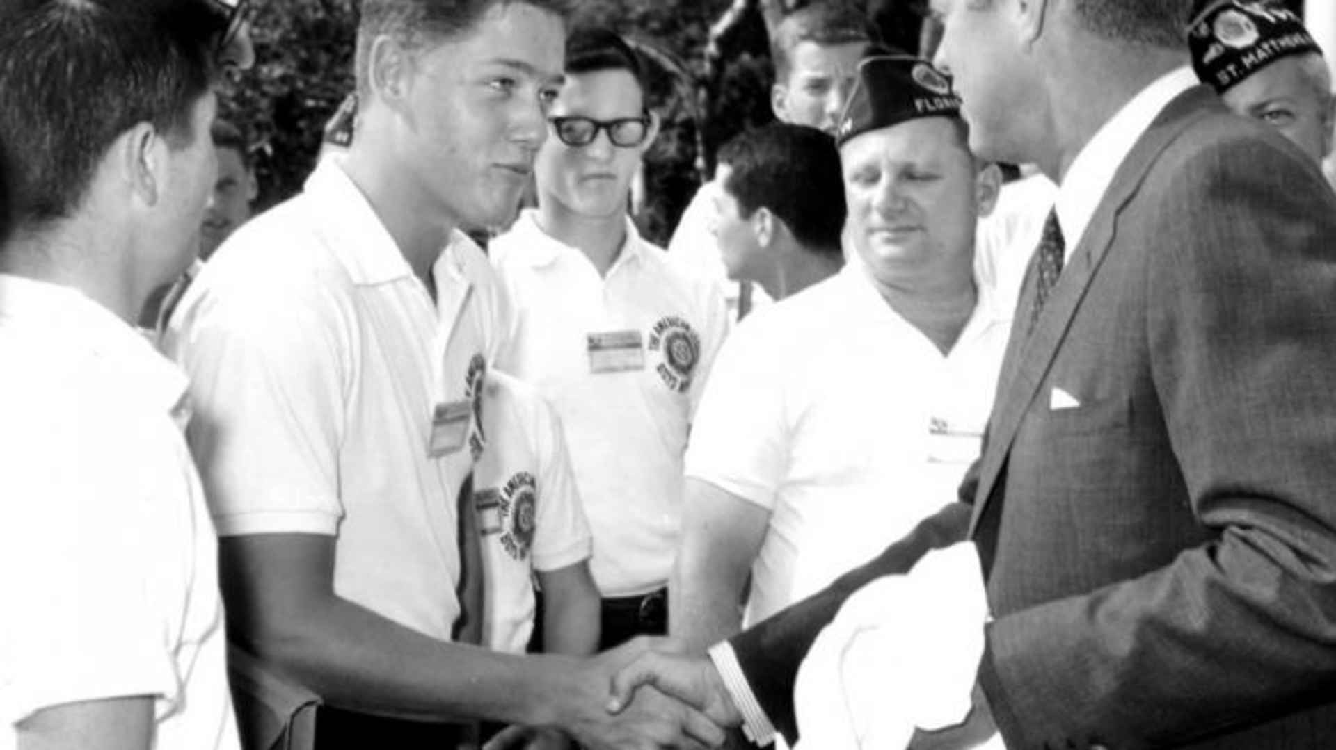 Bill Clinton and John F. Kennedy