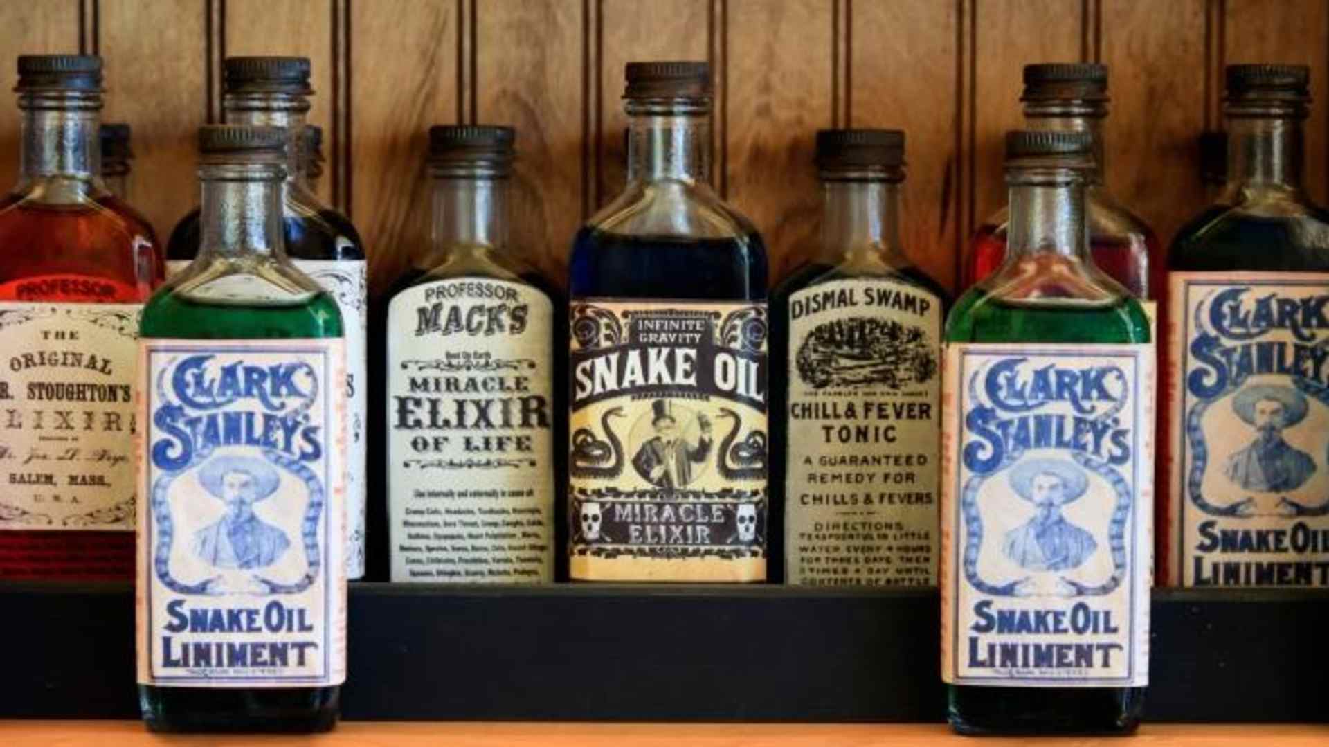 Collection of elixirs. (Credit: Efrain Padro/Alamy Stock Photo)