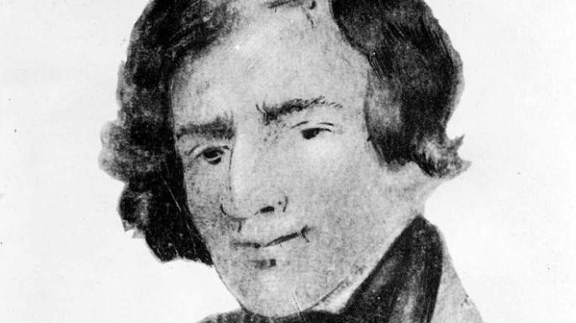 Drawing of Jedediah Smith. (Credit: Public Domain)