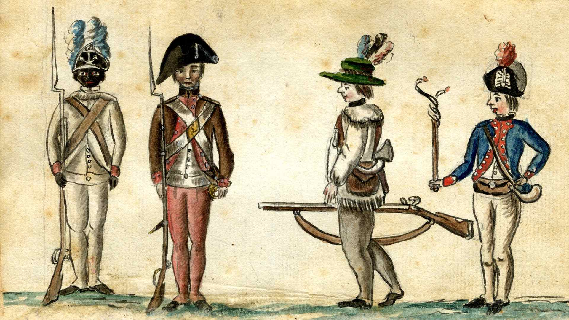 Soldiers in Uniform, Battle of Yorktown