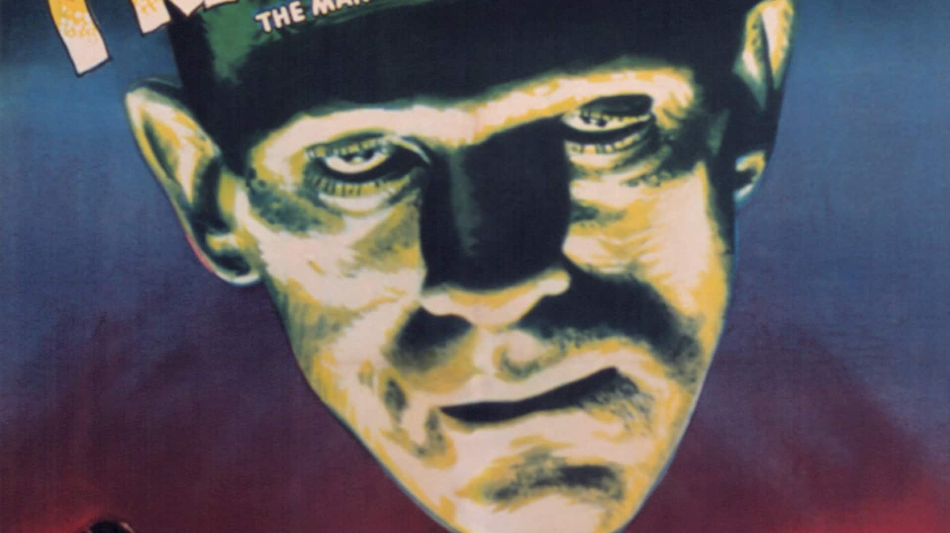 Frankenstein, poster, Boris Karloff, Colin Clive, 1931. (Photo by LMPC via Getty Images)