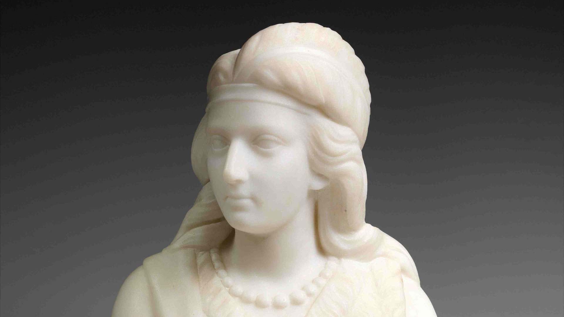Edmonia Lewis's "Minnehaha," 1868. Marble.