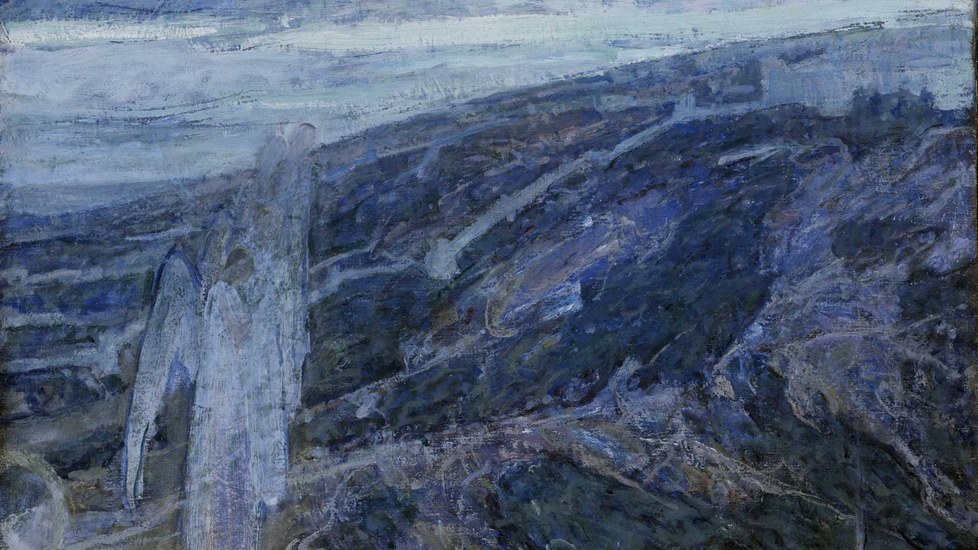 Angels Appearing before the Shepherds, ca. 1910. Artist Henry Ossawa Tanner.