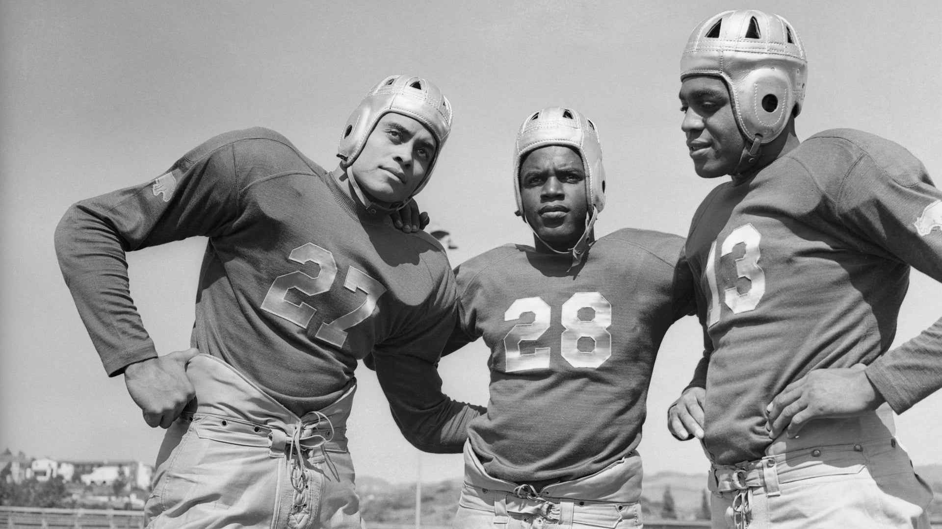 Woodrow Strode, Jackie Robinson and Kenny Washington
