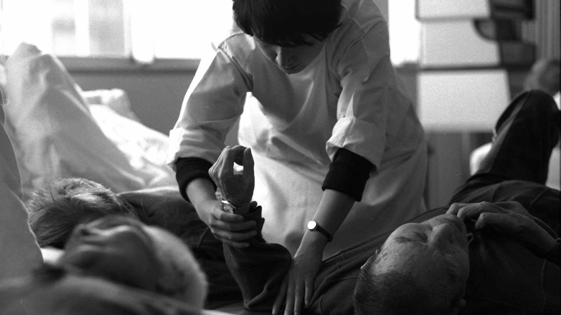 Minamata disease patients at a rehabilitation center 30 years after mercury poisoning was identified on April 13, 1986, in Minamata, Kumamoto, Japan.