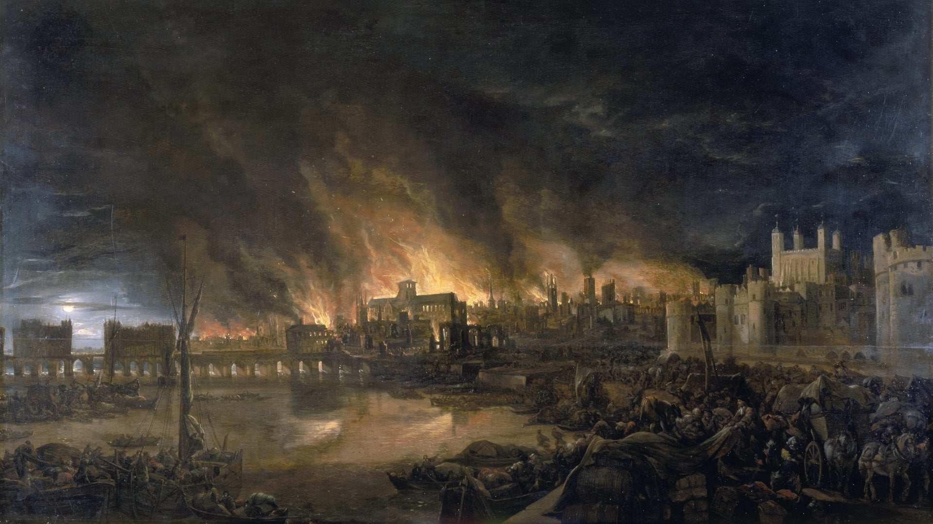 The Great Fire of London, 1666
