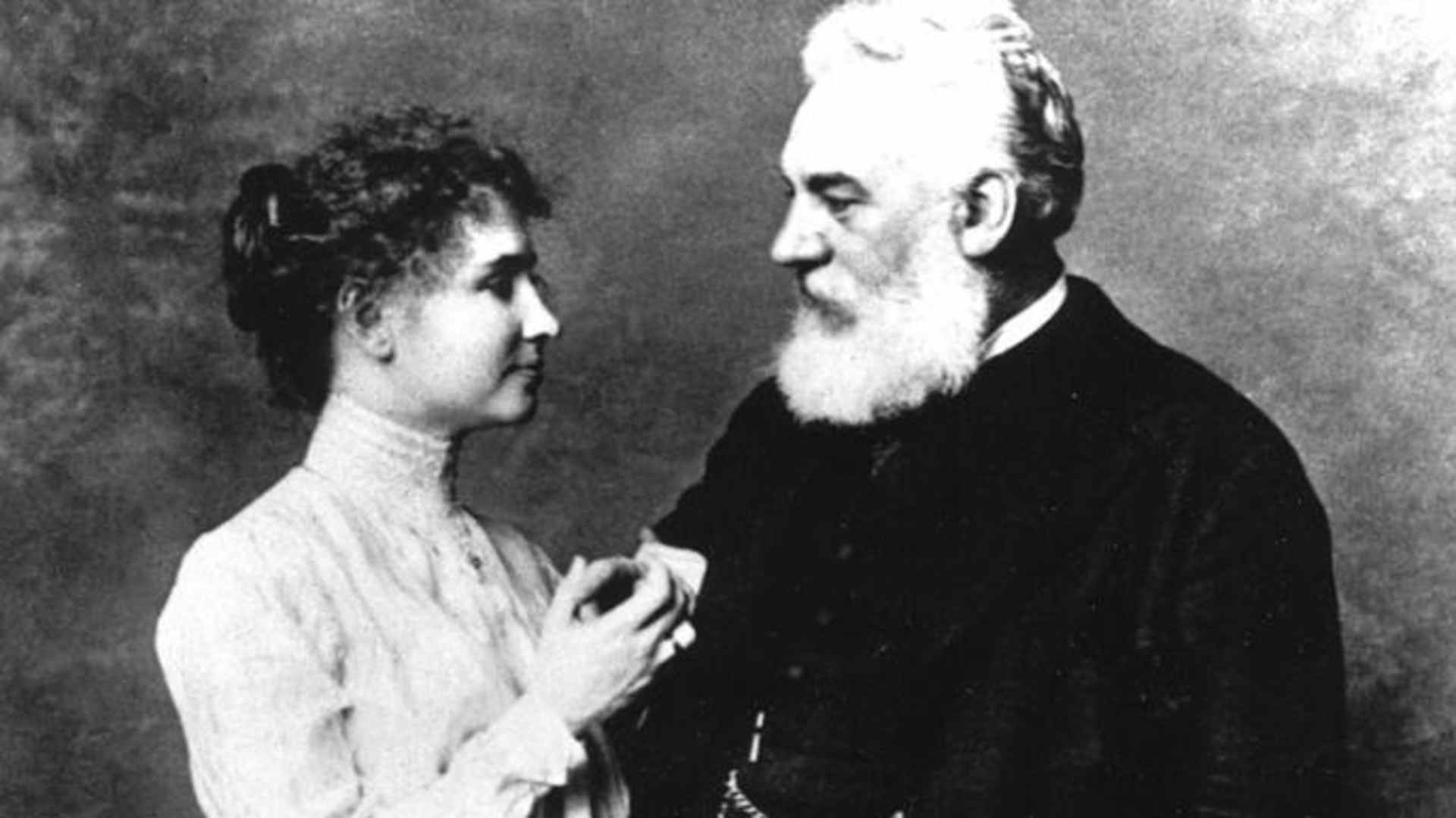 Helen Keller and Alexander Graham Bell