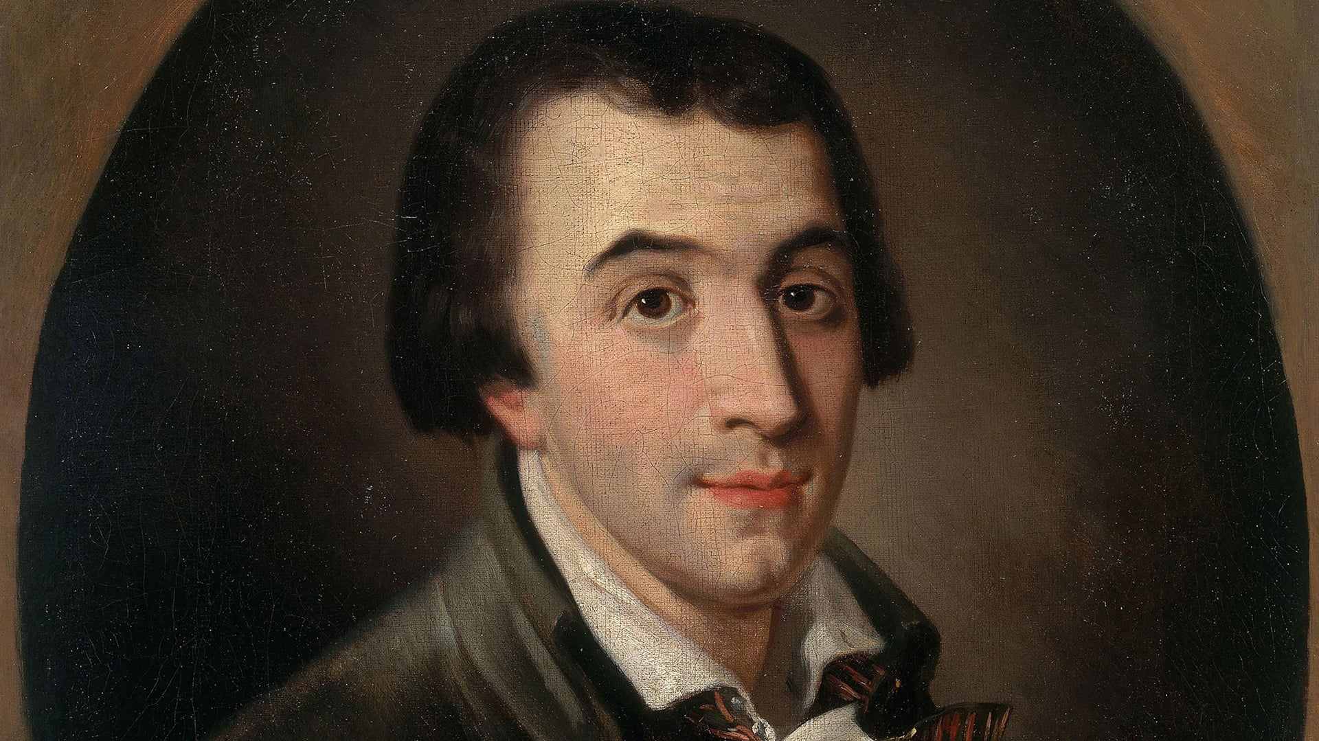 Portrait of Jacques-Pierre Brissot de Warville (1754-1793), circa 1790, by artist François Bonneville. Found in the collection of Musée Carnavalet, Paris.