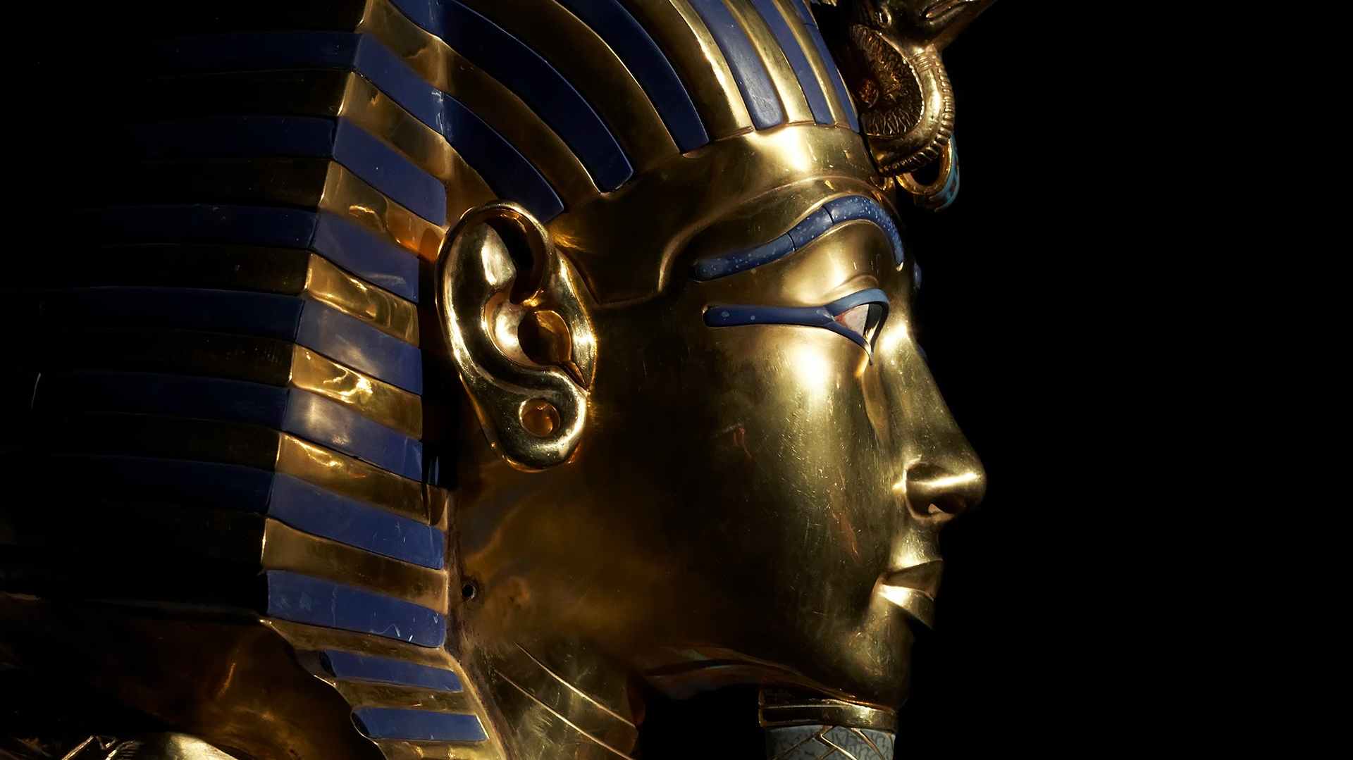 King Tut's gold mask
