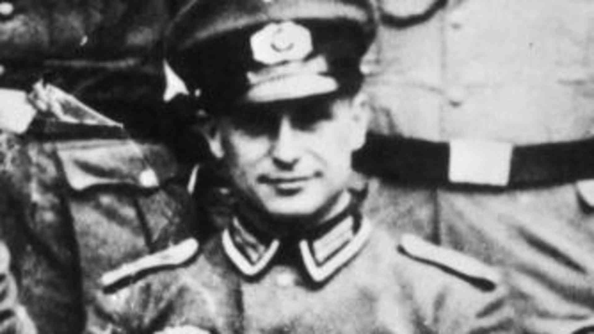 Klaus Barbie, "The Butcher of Lyon," in 1944.