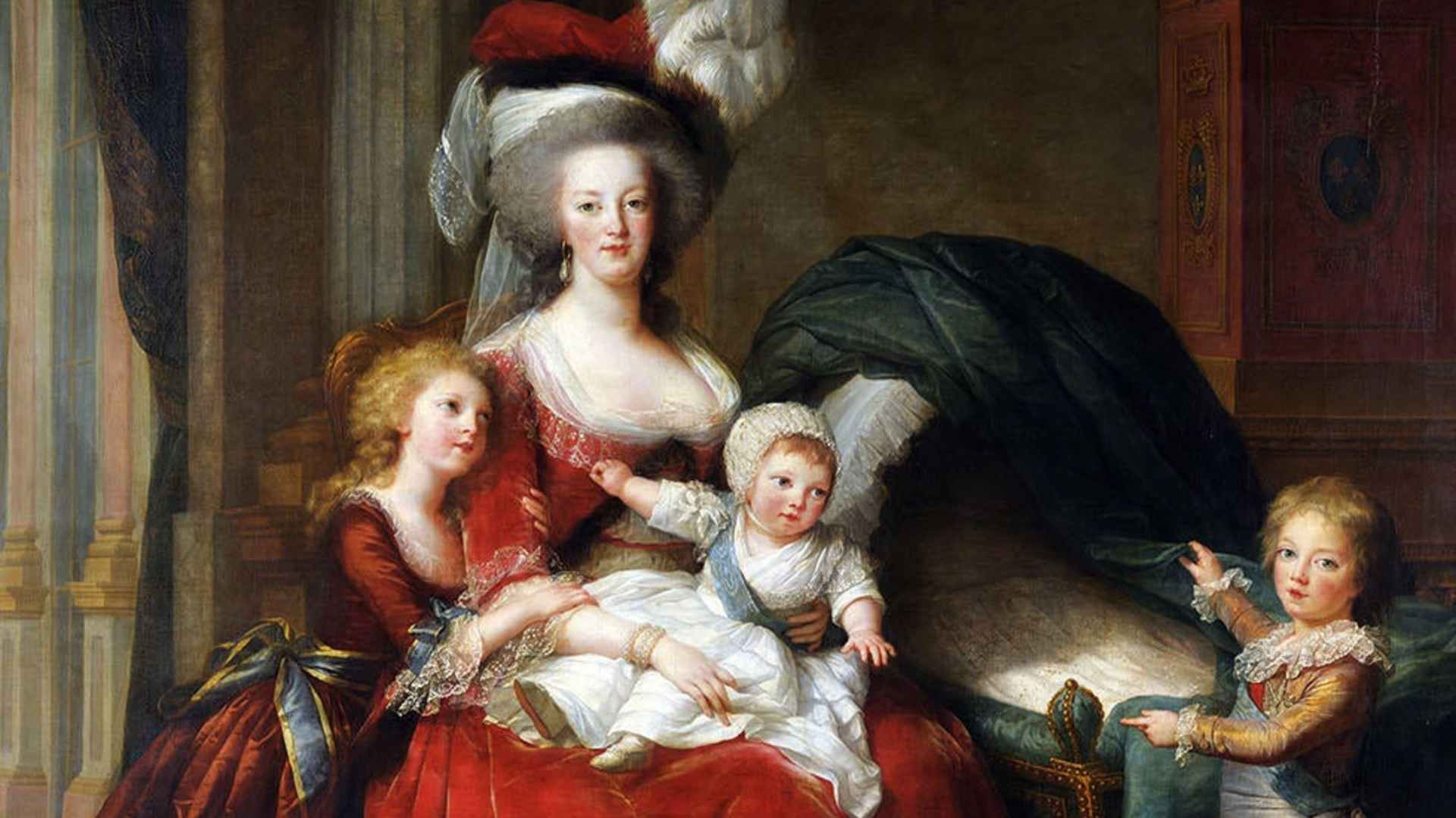 Marie-Antoinette, Queen of France with her children, by Elisabeth Vigee Le Brun. (Credit: Photo12/UIG via Getty Images)