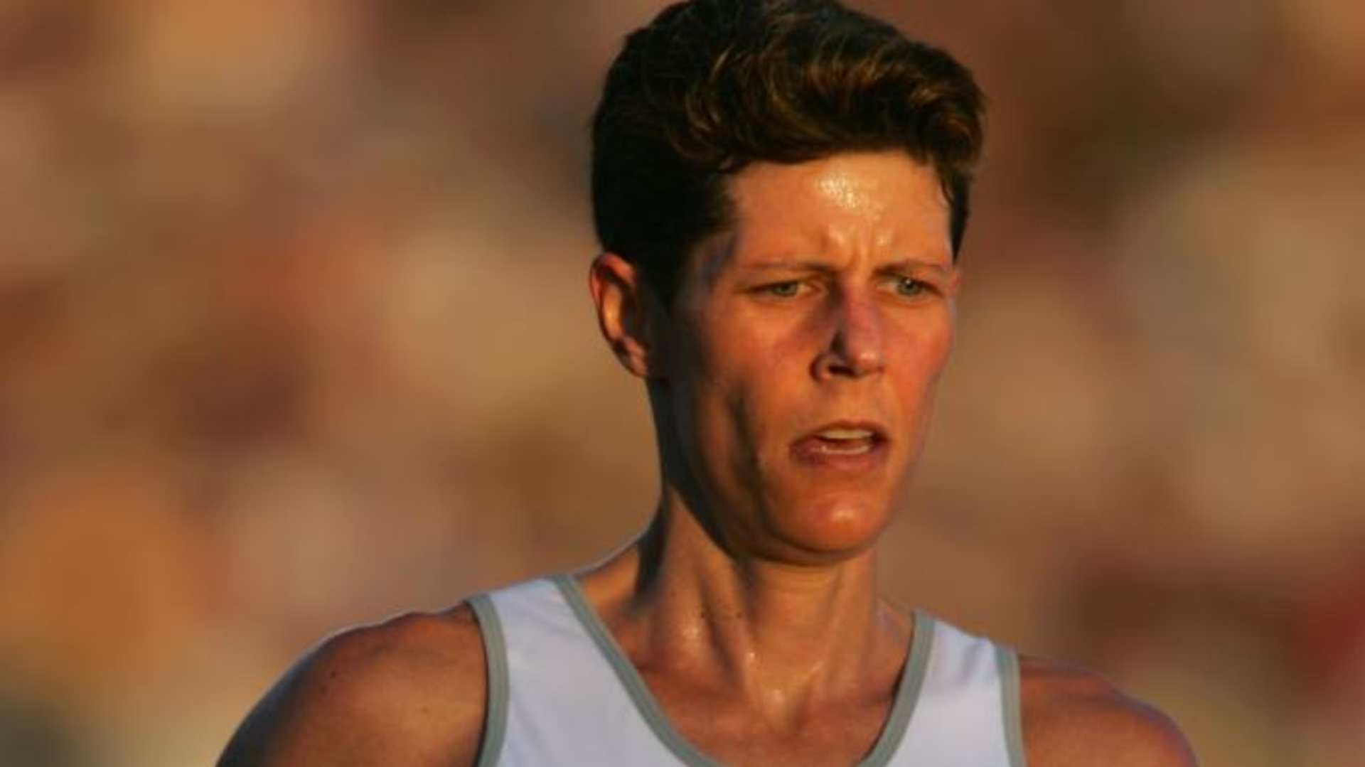 Marla Runyan at the 2004 U.S. Olympic Track and Field Trials. (Credit: Andy Lyons/Getty Images)
