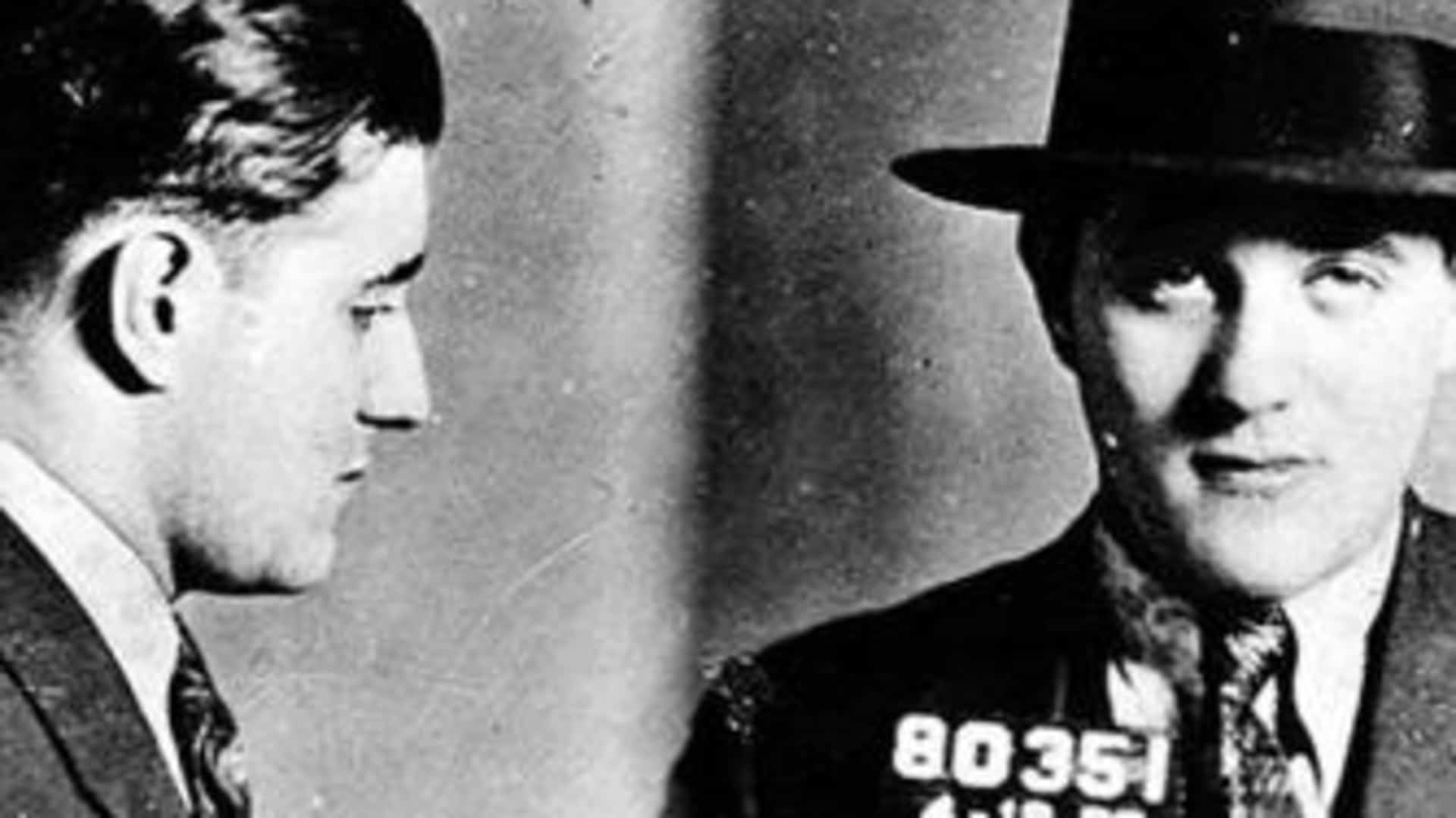 Mugshot of Jewish-American mobster Benjamin "Bugsy" Siegel in the 1920s. (Credit: New York Police Department)